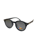 Polarized Round Sunglasses with 5 Interchangeable Magnetic Lenses